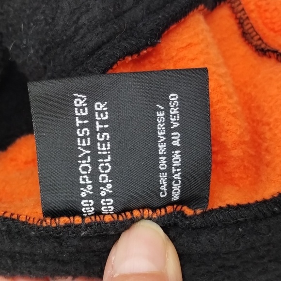Starter Men's medium GameDay OSU OK State Cowboys fleece pullover black/orange - Picture 11 of 11